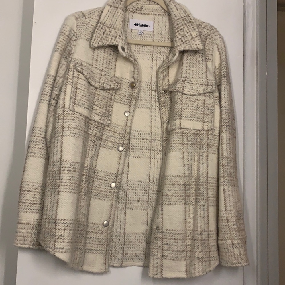 NWOT BB Dakota Work Hard Play Hard Shacket Size S